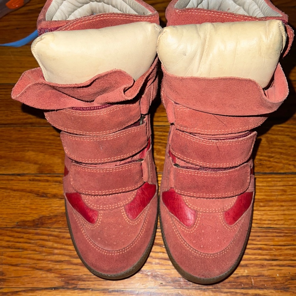 Pink Isabel Marant sneakers